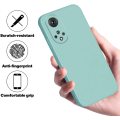 Liquid Silicone Cover for Huawei Nova 9 With Camera Cut-Out Case - Turquoise