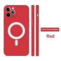 Silicone MagSafe Wireless Charging Case Compatible with iPhone 13 pro - Red