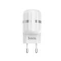 Hoco Fast Charge 2.4a 2 Port USB Charger Set With Type-C Cable - C41A White