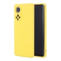 Liquid Silicone Cover for Huawei Nova 9 With Camera Cut-Out Case - Yellow