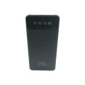 PK 10000mAh Smart Charge Dual USB LED Display Power Bank - V76 - Black