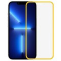 Luminous Border Glow In The Dark Glass Screen Protector - iPhone 14 - Yellow