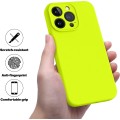 Black and Yellow Liquid Silicone Case for iPhone 12 Pro