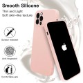 Black and Pink Liquid Silicone Case for iPhone 12 Pro