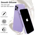 Liquid Silicone Cover With Camera Cut-Out for iPhone 12 Pro - Lilac