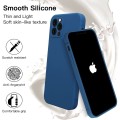 Black and Teal Liquid Silicone Case for iPhone 12 Pro