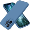 Black and Teal Liquid Silicone Case for iPhone 12 Pro