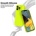 Liquid Silicone Cover With Camera Cut-Out for iPhone 12 Pro Max - Yellow