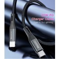 Yesido 18W Type-C To Lightning Data Transfer And Fast Charge Cable - CM11