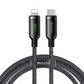 Yesido Type-C To Lightning Data Transfer And Charging cable With LED - CA86