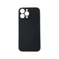 Liquid Silicone Cover With Camera Cut-Out for iPhone 12 Pro - Black