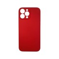 Liquid Silicone Cover With Camera Cut-Out for iPhone 12 Pro Max - Red