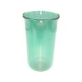 Large Borosilicate Double Layer Glass - Pack Of 2 - Green
