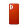 Liquid Silicone Cover for Samsung A72 With Camera Cut-Out Case - Red