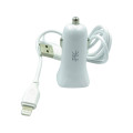 PK 12W Dual USBCar Charger With Lightning Cable - PK22