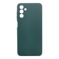 Liquid Silicone Cover With Camera Cut-Out for Samsung Galaxy A04s - Dark Green