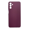 Liquid Silicone Cover With Camera Cut-Out for Samsung Galaxy A04s - Maroon