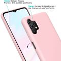 Liquid Silicone Cover With Camera Cut-Out for Samsung A13 4G - Light Pink