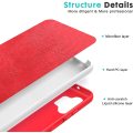 Liquid Silicone Cover With Camera Cut-Out for Samsung A13 4G - Red