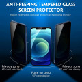 Privacy Tempered Glass Screen Protector For iPhone 13/13 Pro - 2 Pack