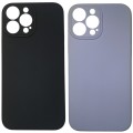 Black and Lilac Liquid Silicone Case for iPhone 12 Pro