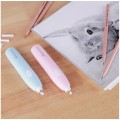 DELI Macaron Pastel Collection Electric Eraser With Fan And Refills H02701 - Pink