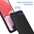 Liquid Silicone Cover With Camera Cut-Out for Samsung A13 4G - Black
