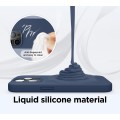 Liquid Silicone Minimalist Case for iPhone 14 Pro Max - Blue