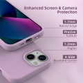 Liquid Silicone Minimalist Case for iPhone 14 Plus - Lilac