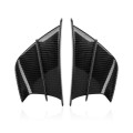 Universal Aerodynamic Motorcycle Fairing Winglets - Gloss Carbon