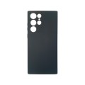 Liquid Silicone Cover With Camera Cut-Out for Samsung S22 Ultra 5G - Black
