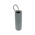 Anti-Fall Suction Cup Coffee and Water Flask 480ml - Stainless Steel - White