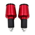 Universal Alloy Handlebar Bar End Weights - Red