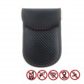 Anti Theft Carbon Fiber Waterproof RFID Key Fob Protector With  Keyring