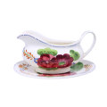 Belle Fiore Gravy Boat and Stand