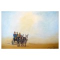 Gideon Rousseau Rural Donkey Cart Scene 1949