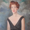 Renee Grusiner  Portrait Of A Lady In Black
