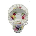 Royal Albert Flowers Of The Month April Sweet Pea Pattern Trio