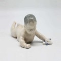 Royal Copenhagen Crawling Baby Small Figurine