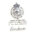 Royal Worcester Evesham Soup Coupe & Saucer
