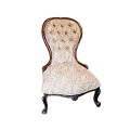 Walnut Victorian Grandmother Chair