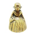 Brass Table Bell Lady