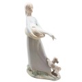 Lladro Girl with Goose and Dog 4866