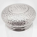 Hallmarked Silver Toiletry Bottle with engraved MW