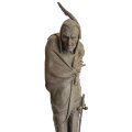 French Spelter Figure Of Mephistopheles After Jaques Louis Gautier 1831