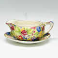 Royal Winton Sweet Pea Sauce Boat and Stand