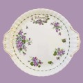Royal Albert February Large Cake Plate Flowers Of The Month