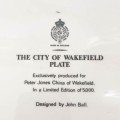 Royal Worcester City Of Wakefield Plate