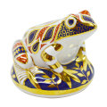 Royal Crown Derby Frog Paper Weight