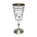 Russian Silver Kiddush Cup Niello